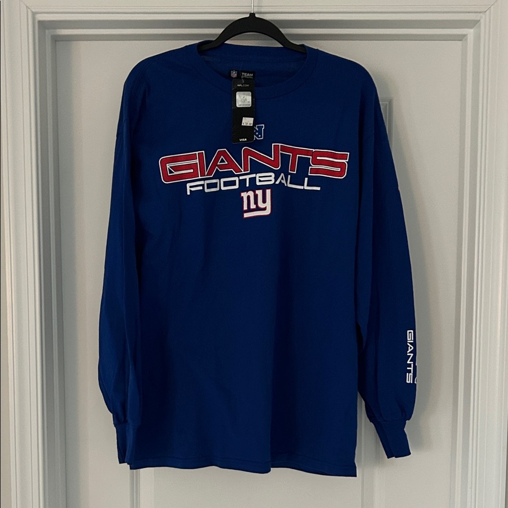 NWT New York Giants NFL long sleeve size large
